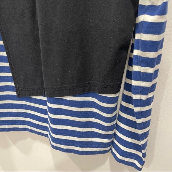 Marc By Marc Jacobs Multimedia Stripe Pullover XS Blue Cotton - Picture 7 of 7